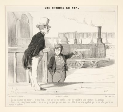 Hvis maskinen min er bra? av Honoré Daumier