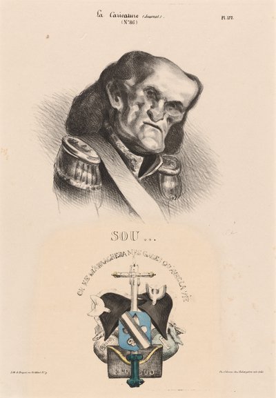 Soult (marskalk) av Honoré Daumier