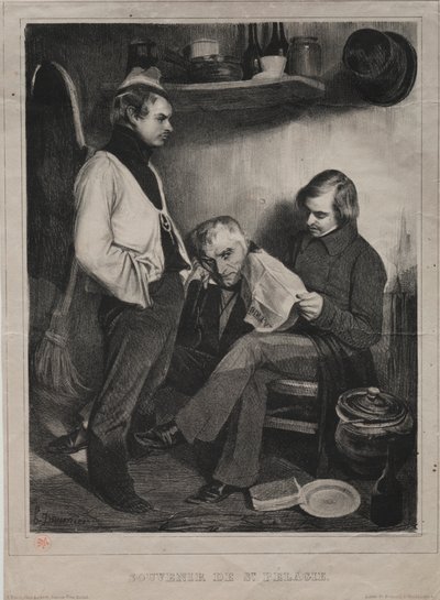 Suvenir fra fengselet i Ste. Pelagia av Honoré Daumier