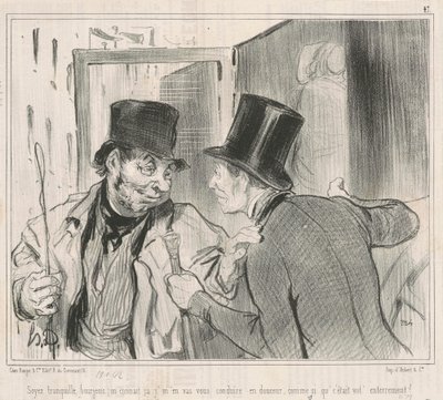 Rolig borgerlig, vi vet av Honoré Daumier