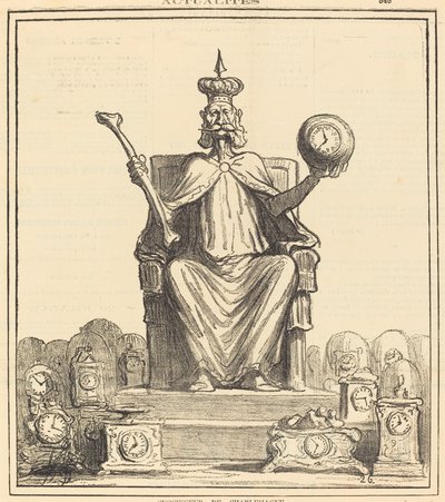 Etterfølger av Karl den Store av Honoré Daumier