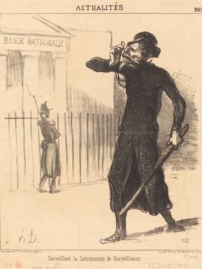 Tilsynsmann for representantskapet av Honoré Daumier