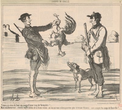 Her drepte jeg nettopp en fantastisk... av Honoré Daumier