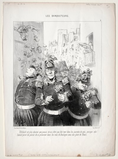 The Banqueters, plate 4: Rifolard er mer sjarmerende enn noen gang... av Honoré Daumier