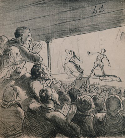 Dramaet, ca. 1860-tallet, 1946. av Honoré Daumier