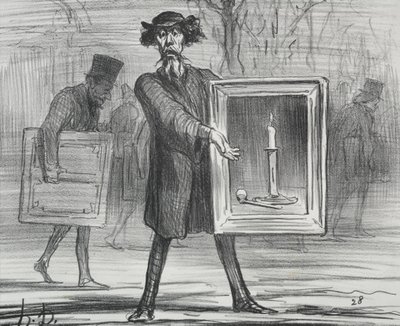 Utstillingen fra 1859 (plate 1): De har nektet dette, Ignoramusene! av Honoré Daumier