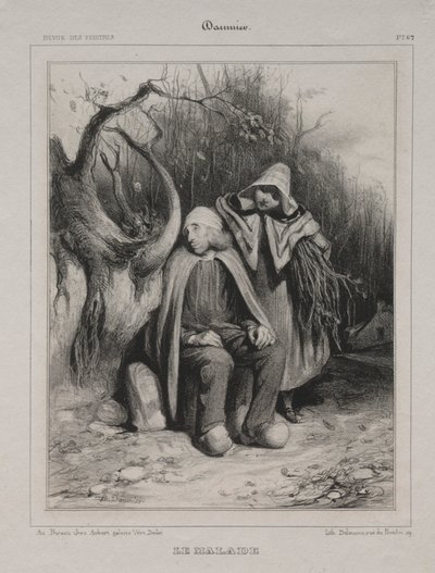 Den ugyldige, 1835. av Honoré Daumier