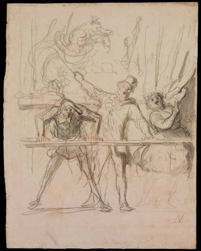 Sideshowet av Honoré Daumier