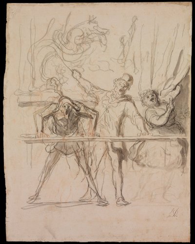 Sideshowet av Honoré Daumier