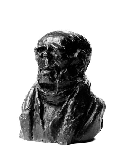 Bystene massevis av "Celebrites du Juste Milieu" "" karikatur av Benjamin Delessert (1773-1847), industrimann og stedfortreder. The terminal tetu.”” Skulptur av Honore Daumier (1808-1879) 1800-tallet. Inv L 48,2 Dim i cm H 17 x L 13 Musee des Beaux Arts av Honoré Daumier