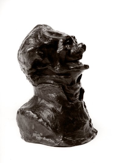Bystene massevis av "" kjendiser fra det høyre midten"" "" karikatur av Charles Philipon (Philippon), regissør for "" karikatur"" og "" Charivari""". Journalist. Latteren edente."" Skulptur av Honore Daumier (1808-1879) 1800-tallet Dim i av Honoré Daumier