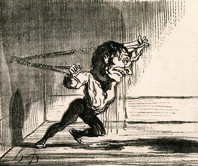 Fornyelsen av mennesket gjennom gymnastikk av Honoré Daumier