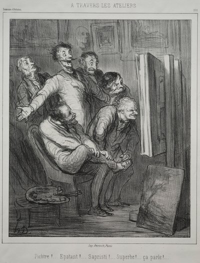 Gjennom studioene av Honoré Daumier