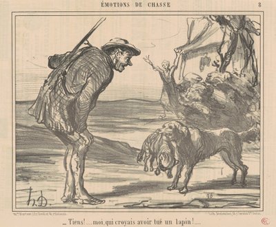 Her! Jeg trodde jeg hadde drept en kanin! ... av Honoré Daumier