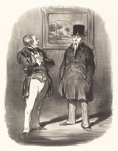 Vent, jeg kjente deg ikke igjen... av Honoré Daumier