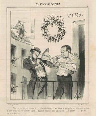 Din, din ... din taine ... av Honoré Daumier