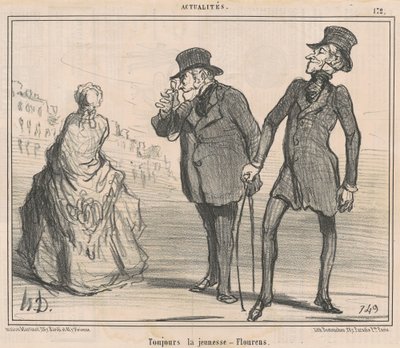 Alltid heunesse-melene av Honoré Daumier