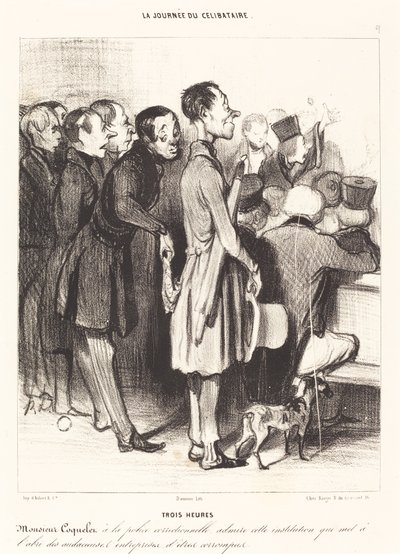 Tre timer av Honoré Daumier