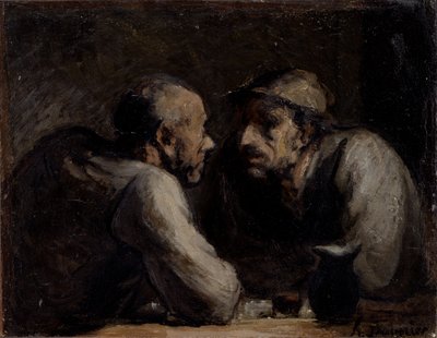 To drikker av Honoré Daumier