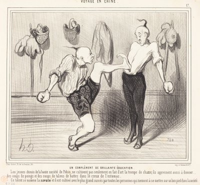 Et supplement til strålende utdanning av Honoré Daumier
