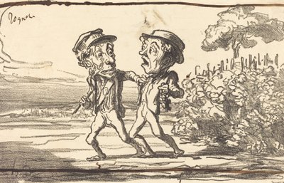 En kriminell! av Honoré Daumier