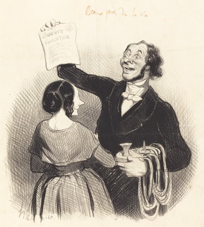 Nok en stor mann av Honoré Daumier