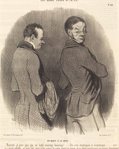 Et moteriktig antrekk av Honoré Daumier