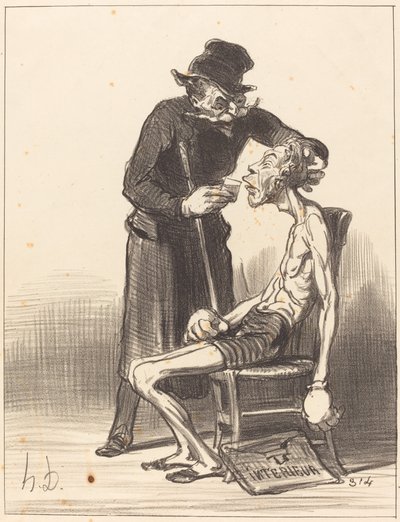 En ulykkelig bryter av Honoré Daumier