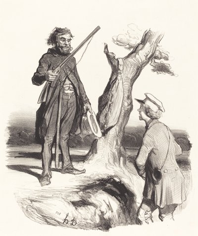 En stakkars far som... av Honoré Daumier