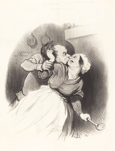 En retur til ungdommen av Honoré Daumier