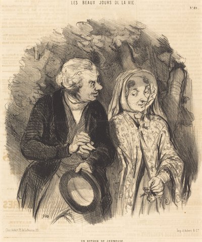 En retur til ungdommen av Honoré Daumier