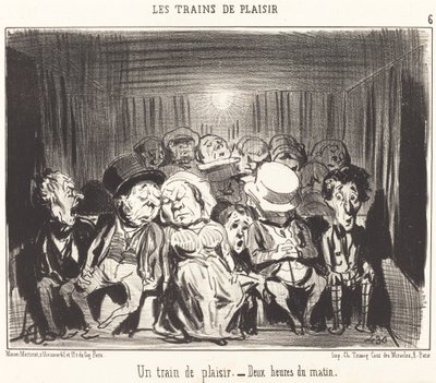 Et tog av nytelse av Honoré Daumier