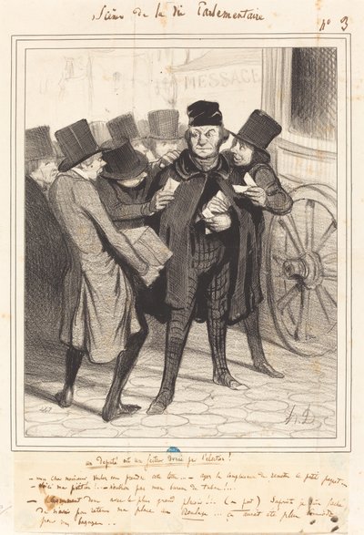 En gledestur til Paris av Honoré Daumier