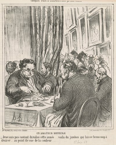 En vanskelig amatør av Honoré Daumier
