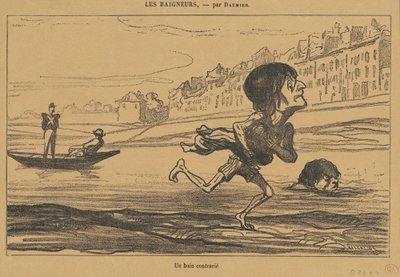 Et opprørt bad av Honoré Daumier