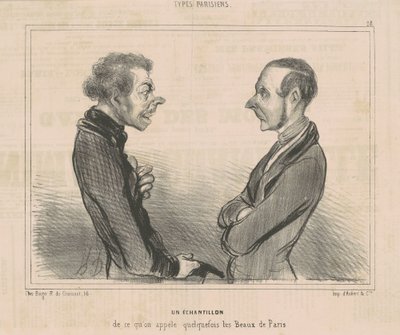 Et utvalg av det vi kaller ... les beaux de paris av Honoré Daumier