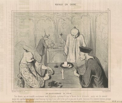 beijing underholdning av Honoré Daumier