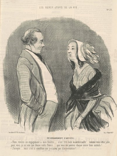 En kunstners engasjement av Honoré Daumier