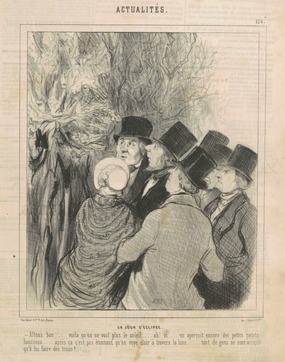 En dag formørker av Honoré Daumier