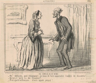 En tilhenger av Mr Hume av Honoré Daumier