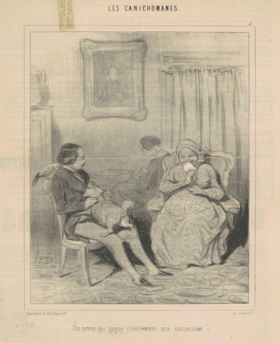En nevø som på grusomt vis får en eiendom av Honoré Daumier