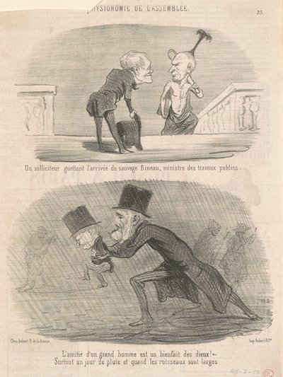 En advokat ser på ...Bineau! av Honoré Daumier