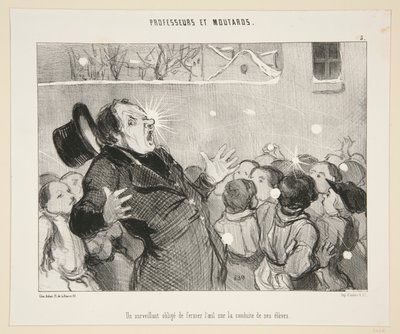 En veileder forplikter av Honoré Daumier