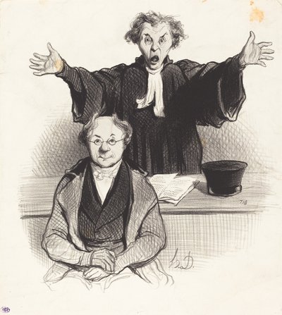 En anmodning om separasjon av Honoré Daumier