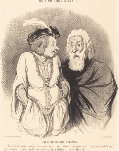 Representasjon har fordel av Honoré Daumier