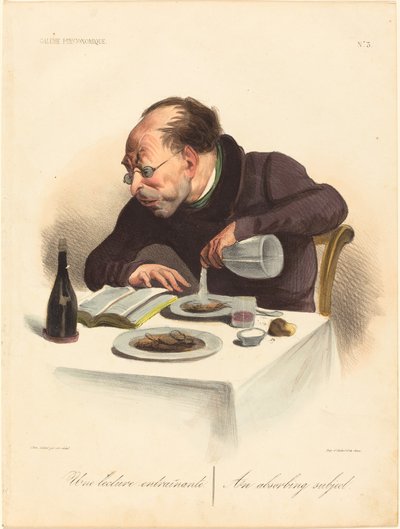 En stimulerende lesning av Honoré Daumier