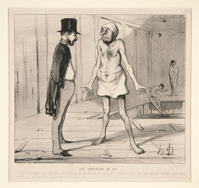 En trosbekjennelse av Honoré Daumier