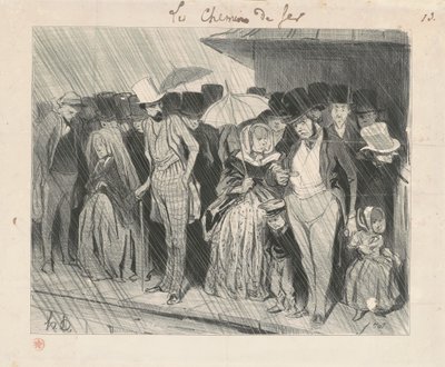 En uendelig for lang stasjon av Honoré Daumier