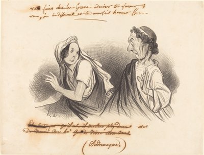 Gå og gjør... beundre raseriet ditt... av Honoré Daumier