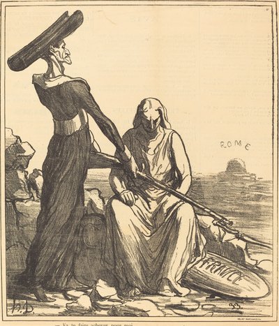 Skal gjøre deg ferdig for meg av Honoré Daumier